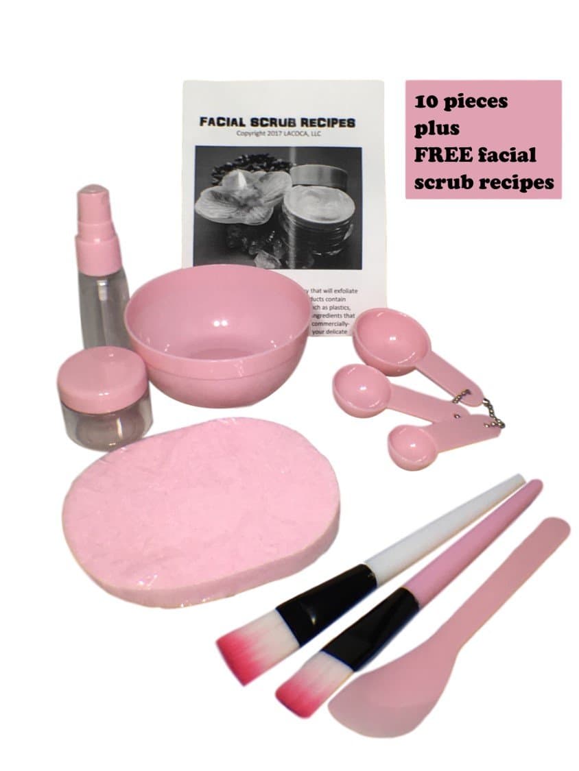 Facial brush and bowl mixing set