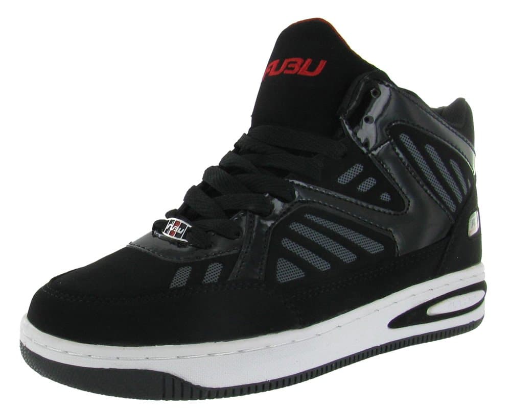 FUBU Men's Break Black/Red Fashion Sneakers