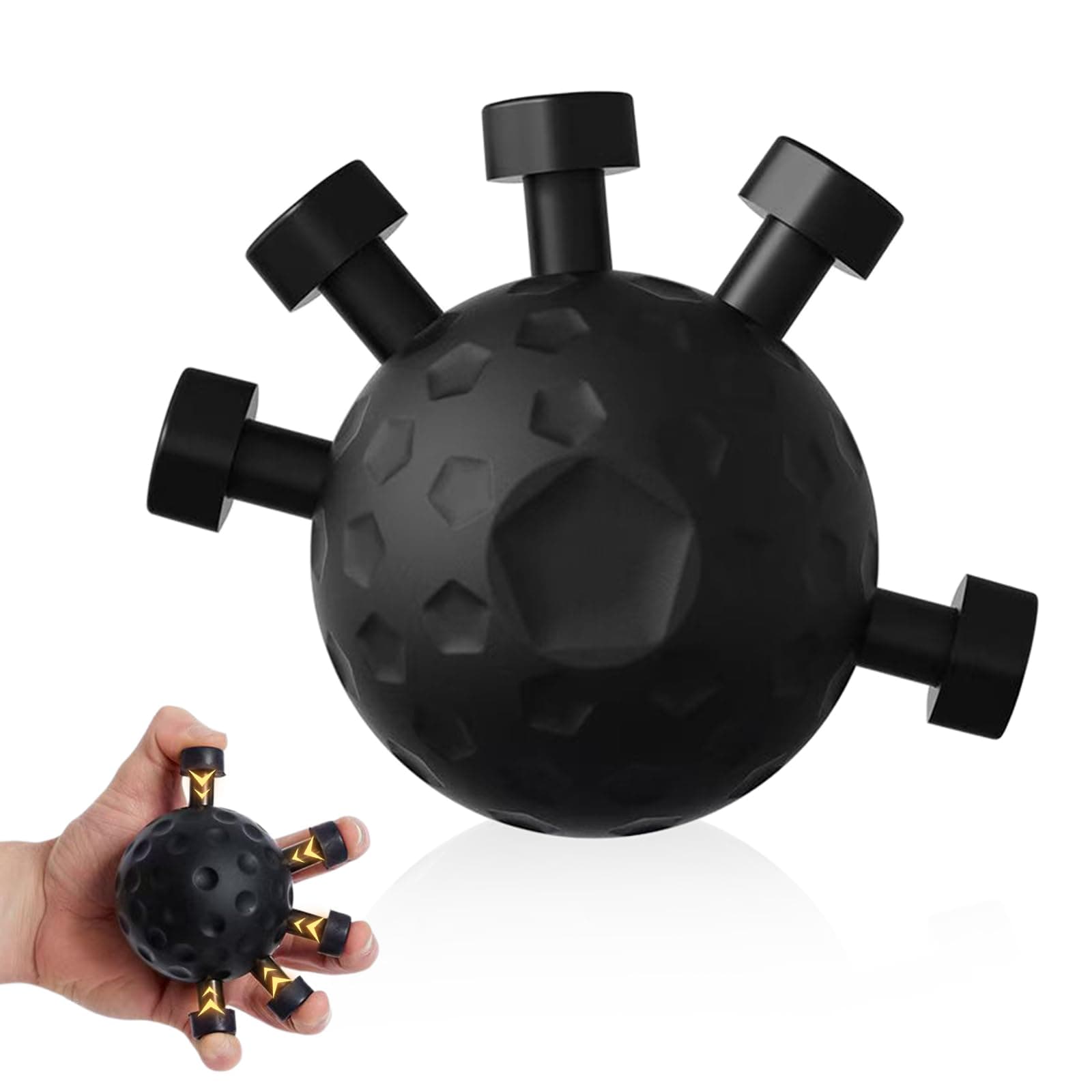 Finger Grip Strengthener, Finger Strength Trainer, Grip Strength Trainer Ball, Adjustable Hand Grip Strengthener, Silicone Grip Strength Trainer