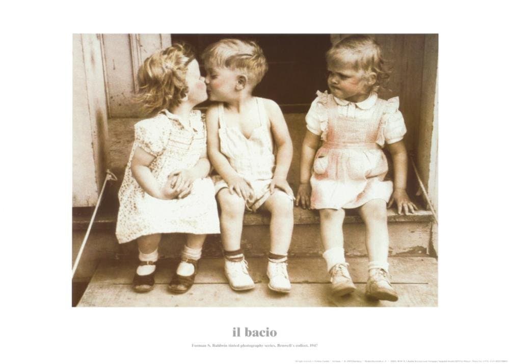 Il Bacio by Furman S. Baldwin - Fine Art Poster.