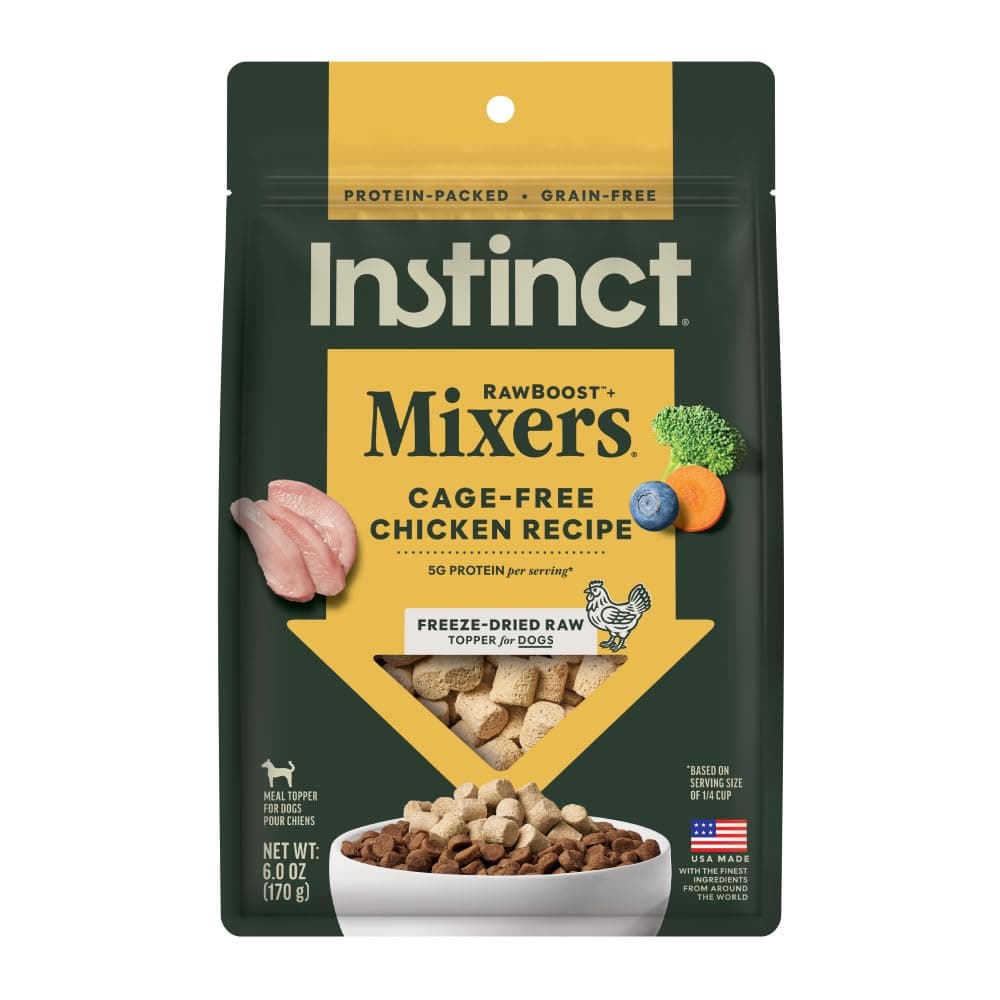 Instinct Raw Boost Mixers Chicken Freeze Dried Dog Food Topper - 6OZ