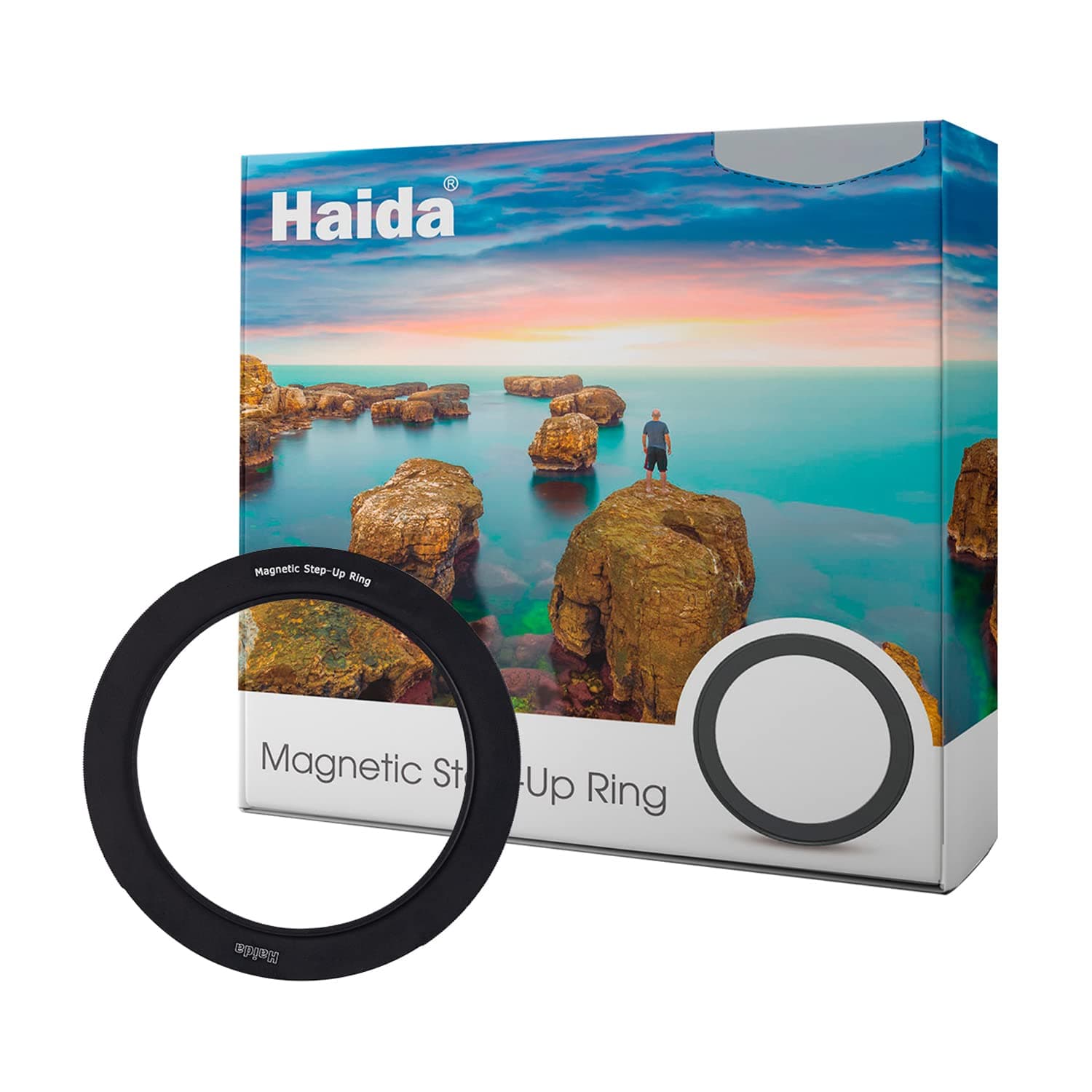 Haida HD4669-6282 62mm-82mm Magnetic Step Up Ring Adapter 62 82