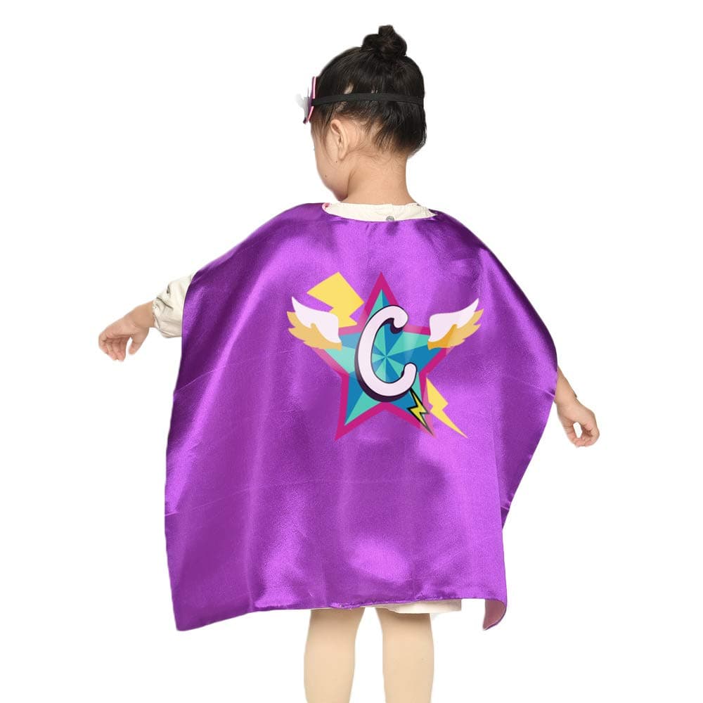 iROLEWIN Kids-Custom -Superhero- Capes-Masks for Personalized -Costume/Boys-Girls-Fancy-Dress (1 pack)