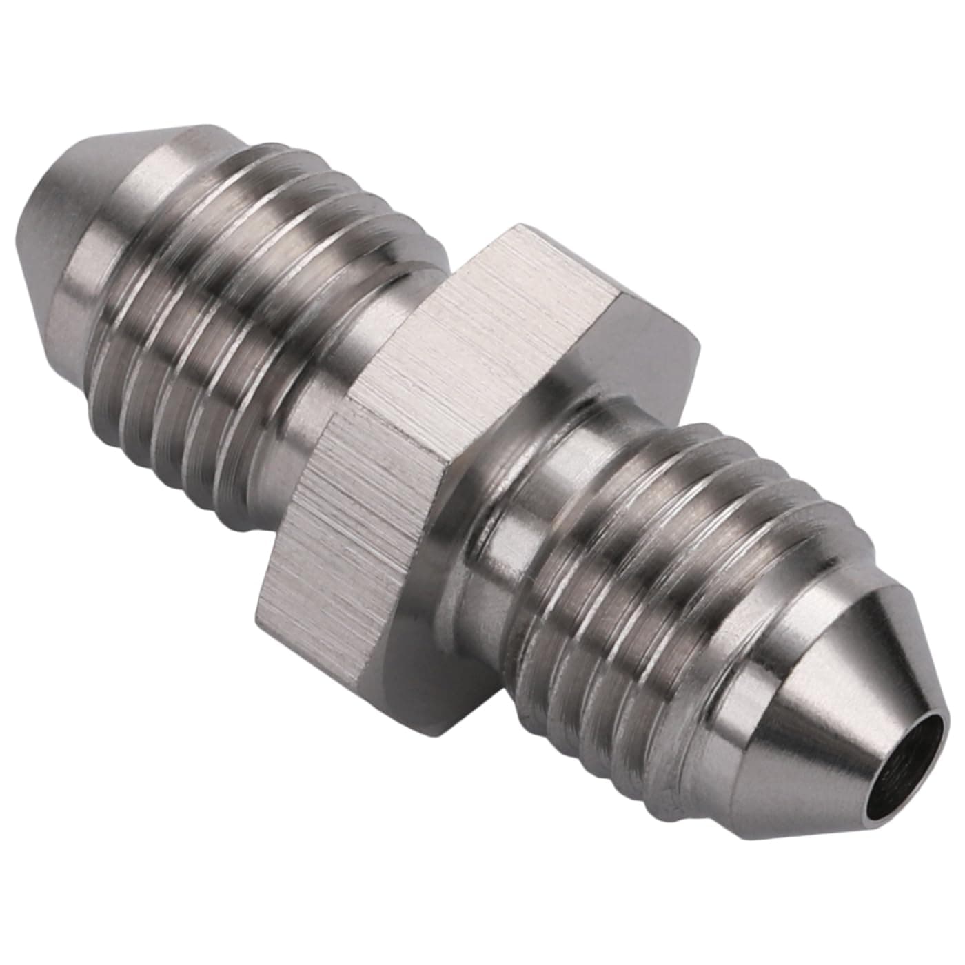 Podavelle 3AN Male to 3AN Male Stainless Steel Brake Clutch Fuel Oil Fitting Adapter Coupler