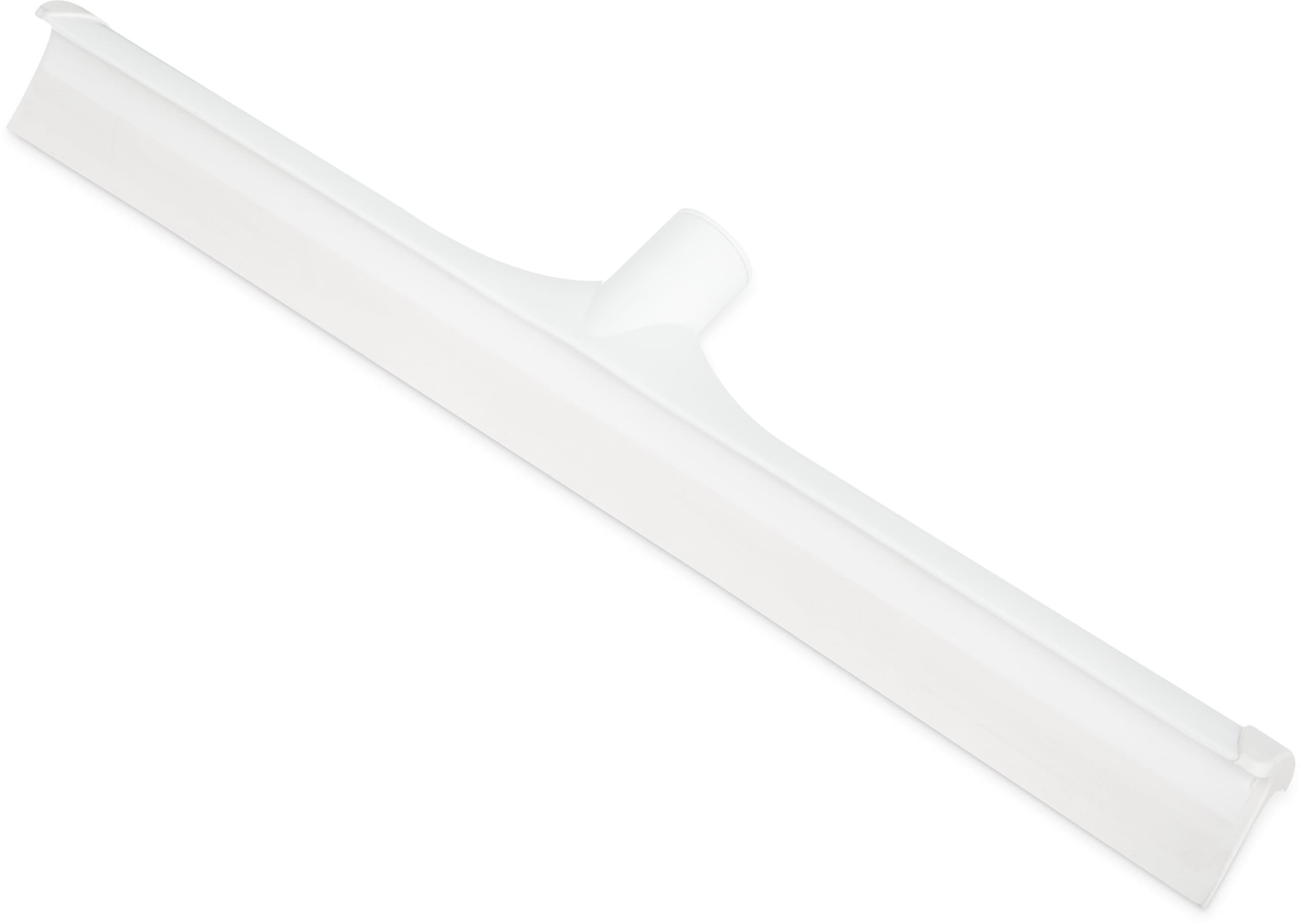SPARTA 3656702 Plastic Floor Squeegee, Shower Squeegee, Heavy Duty Squeegee With Rubber Blade For Windows, Glass, Shower Doors, Floors, Windshields, 20 Inches, White, (Pack of 6)