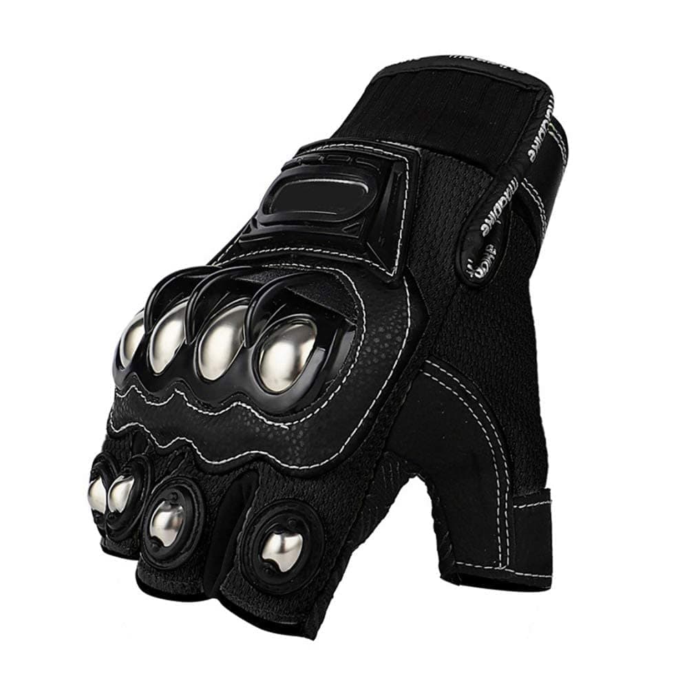 Steel Outdoor Knuckle Motorcycle Motorbike Powersports Safety Gloves