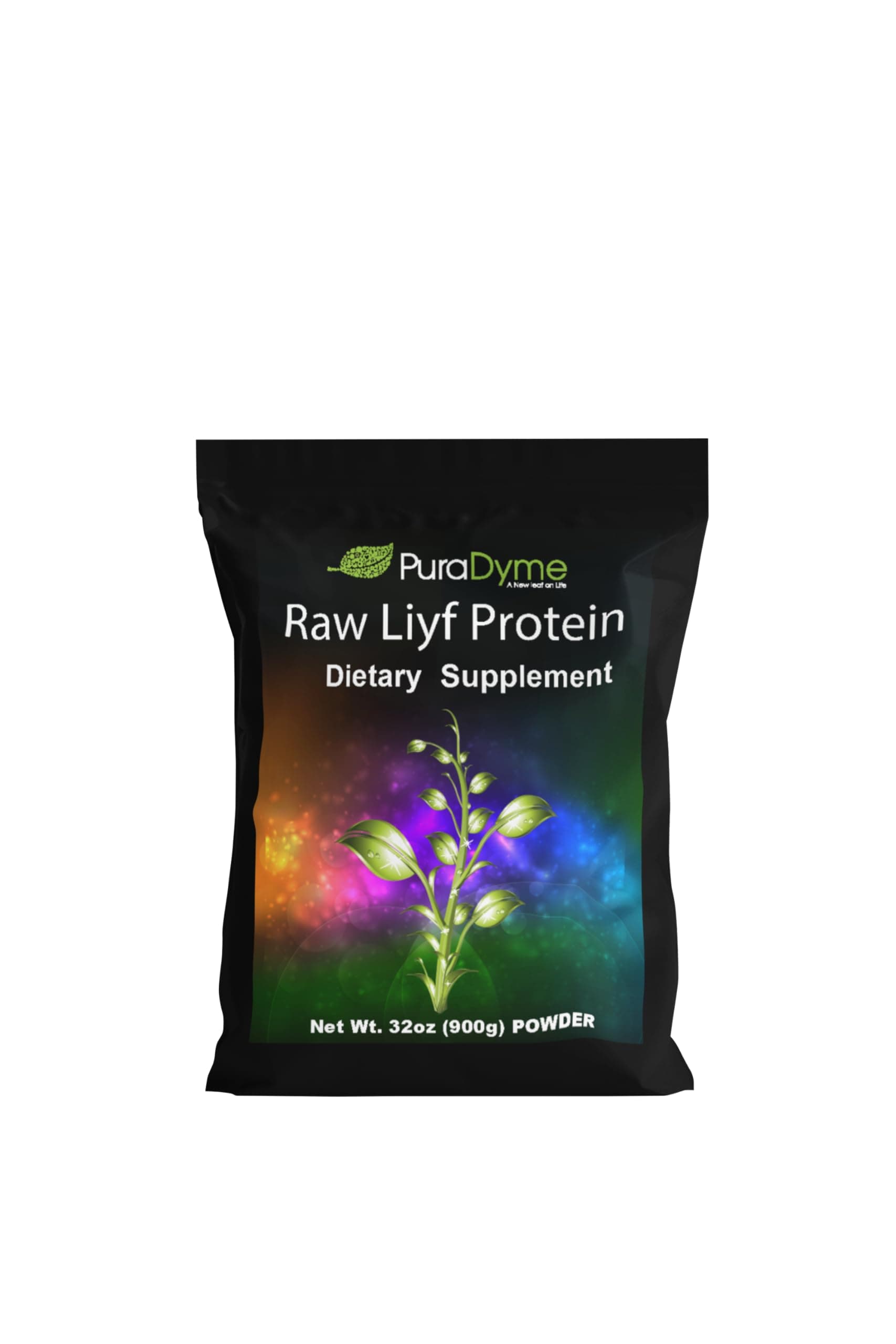 PuraDyme Raw Liyf Protein Natural 900g Powder