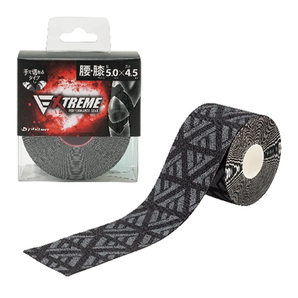 Phiten Metax tape EXTREME roll type 5.0cmX4.5m black