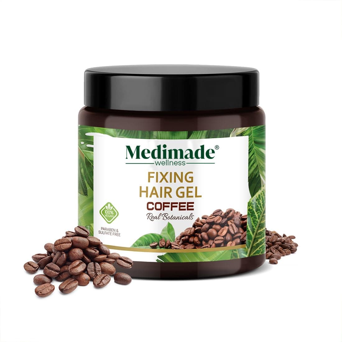 Medimade Coffee Hair Styling Gel for Men and Women