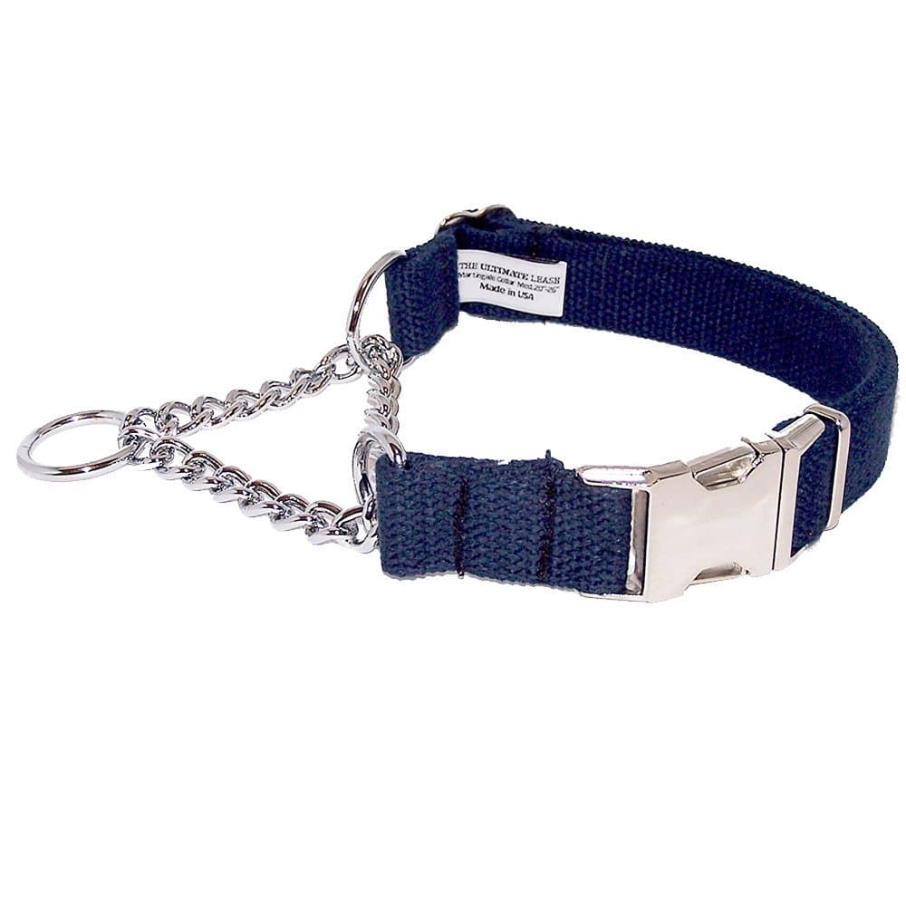 The Ultimate Leash Cotton Series Martingale Dog Collar | Adjustable, Premium, Heavy Duty, Durable, Strong Training Collar | Made in The USA