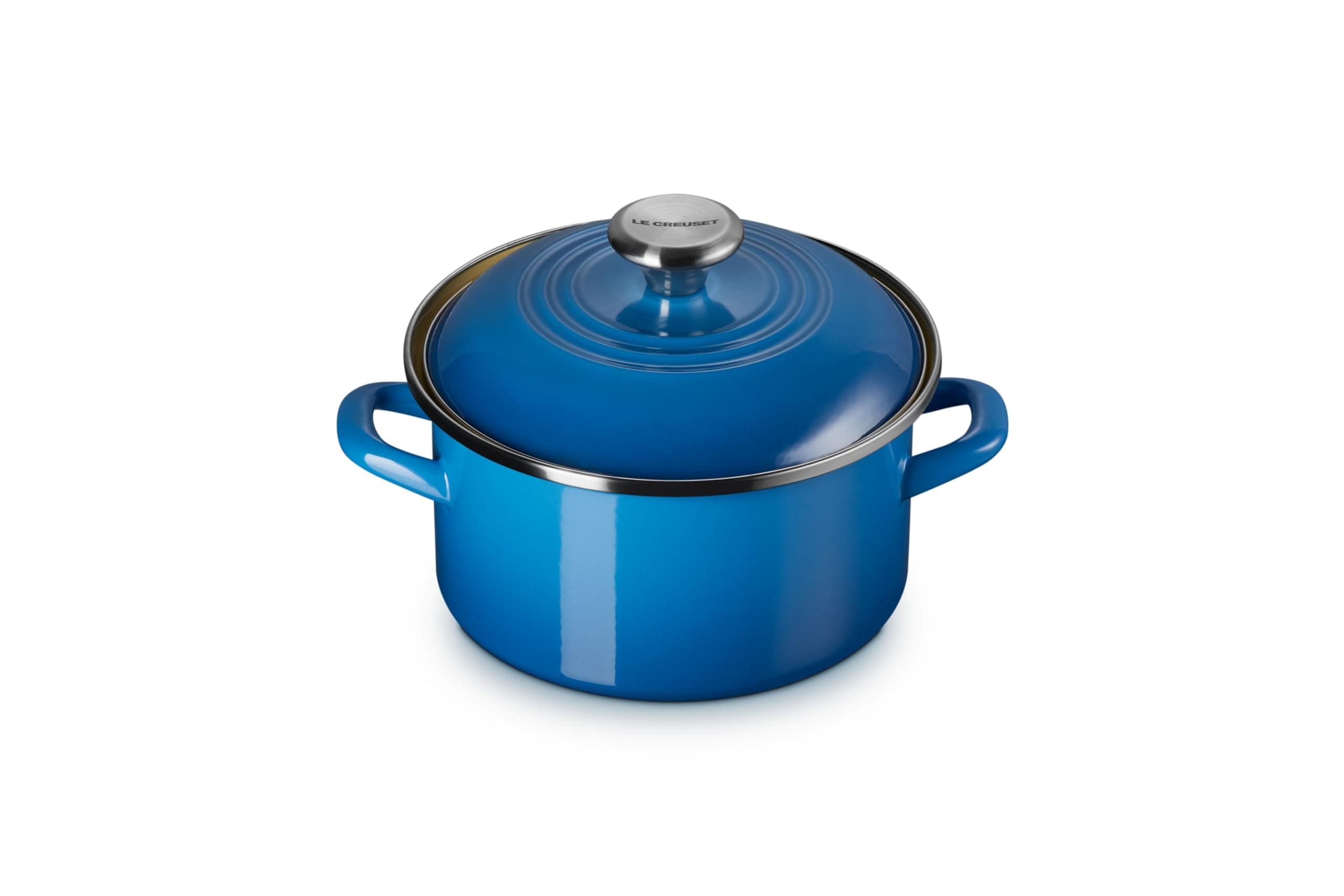 Enamel on Steel Traditional Petite Stockpot, 3.8qt., Marseille