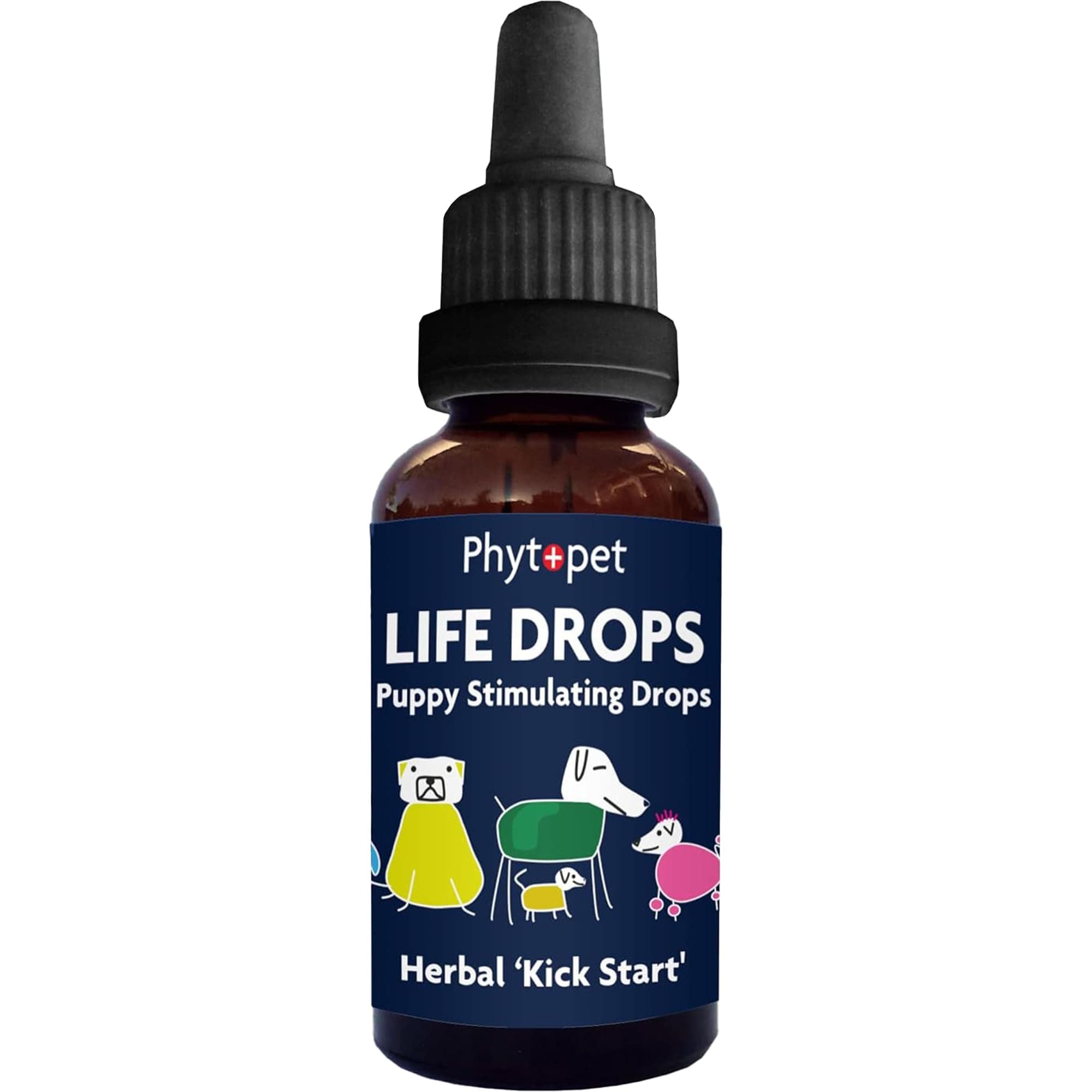 Phytopet Life Drops, All Natural Stimulant, Energy Boost, Immune Support, Metabolism Booster & Whelping Drops for Breeders of Puppies, Kittens & Small Mammals, 10ml - 100% Herbal Phytopet Pet Supplies