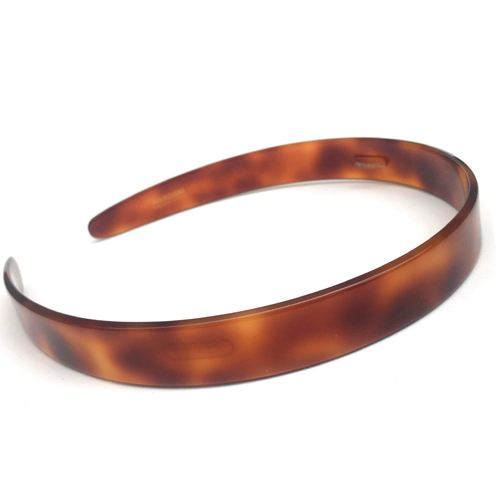 Wardani, 1.5 Cm French Headband acetate celluloid Handmade in France (Tortoise)
