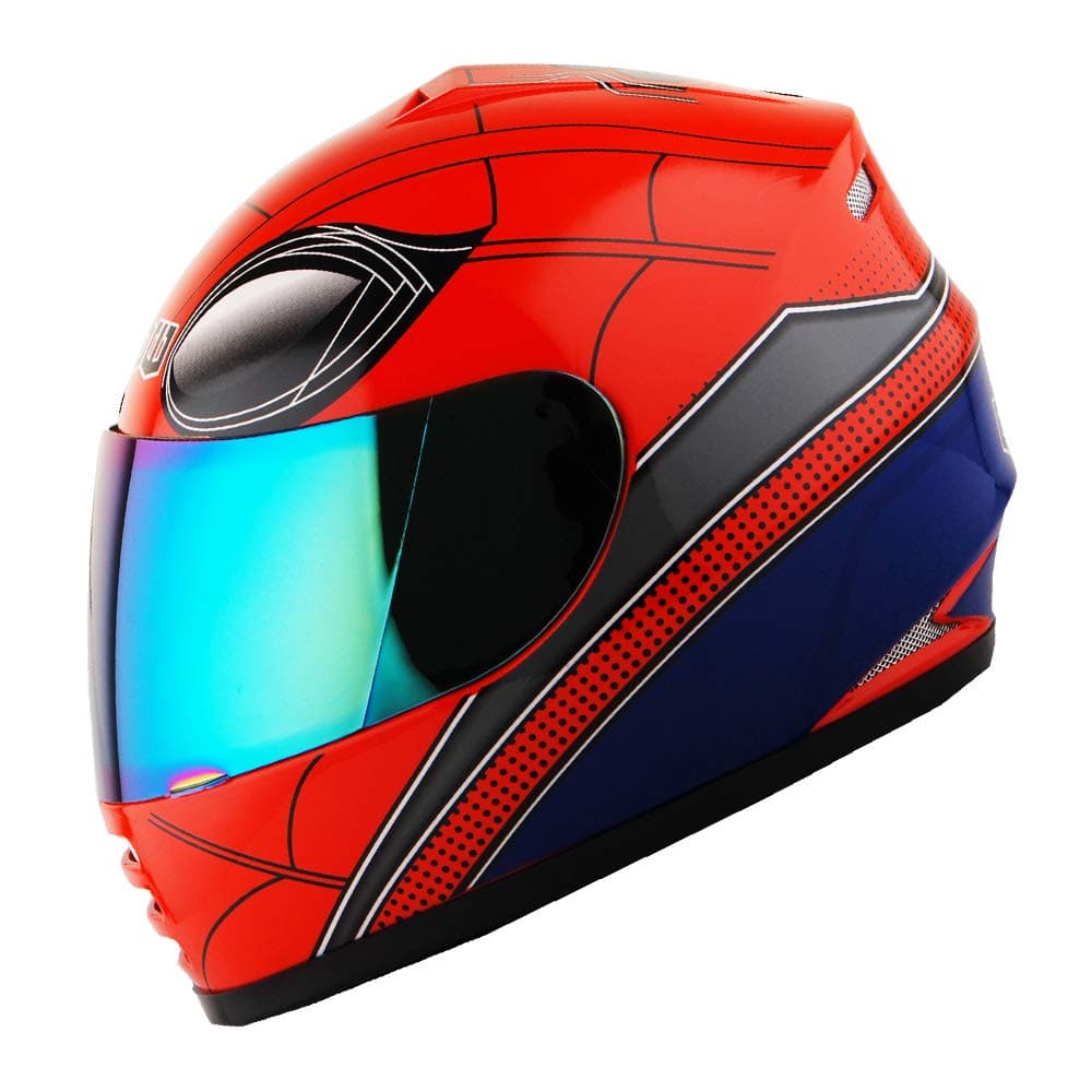 WOW Youth Motorcycle Full Face Helmet Street Bike BMX MX Kids