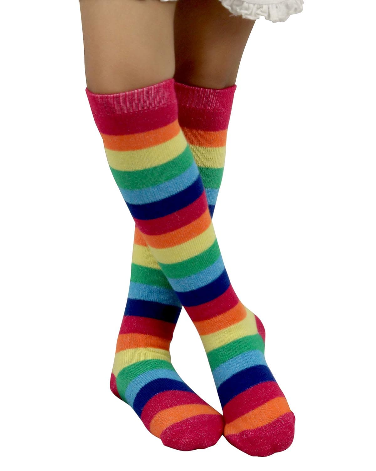 Baby Boys & Girls Cotton Knee High Socks/Long Socks/Stockings (1-2 Years/2-3 Years/3-4 Years/4-6 Years/5-8 Years)-SK1074