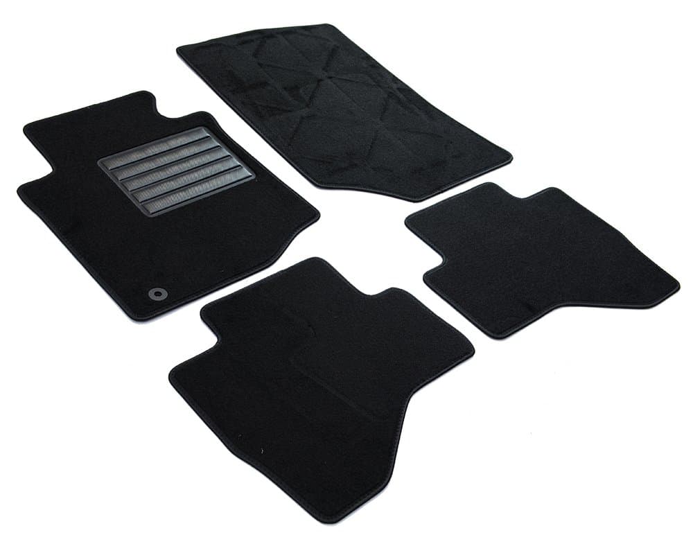 MDM SP-562 Floor Mats Velour Car Mat Suitable for Citroen C1 / Peugeot 107 / Toyota Aygo 2005>2014