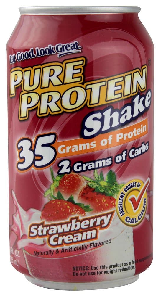 Worldwide Sports Nutrition Ultra Pure Protein Shake Strawberry Cream - 11 fl oz