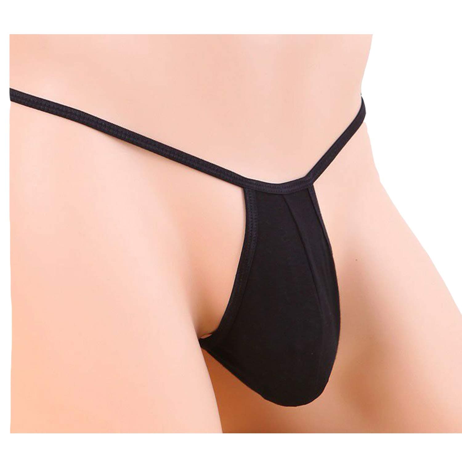 Mens Swimwear Underwear Hot Men Jockstrap Mesh Low Waist Comfortable Thongs Briefs (Size 26"-38")