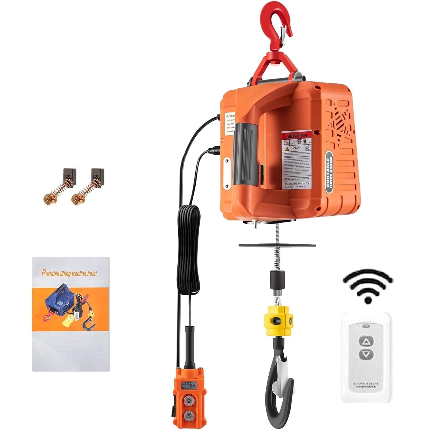 3-in-1 Electric Hoist Winch 1100lbs