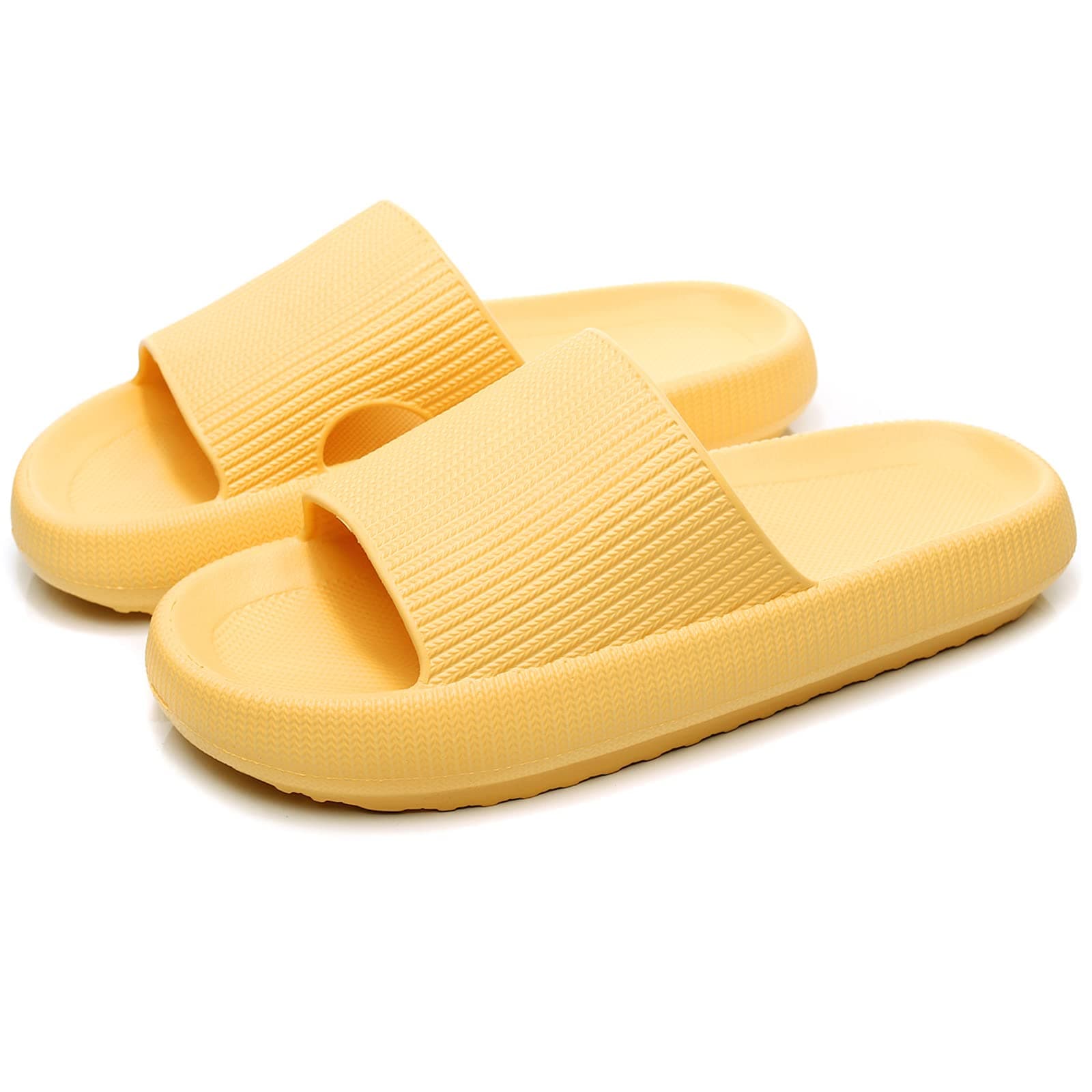 rosyclo Cloud Slippers for Women and Men, Pillow House Slippers Shower Shoes Indoor Slides Bathroom Sandals, Ultimate Comfort, Lightweight, Thick Sole, Non-Slip, Easy to Clean
