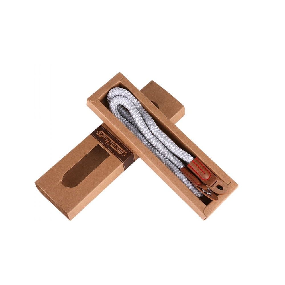 LXH Handmade Cotton Leather Camera Neck Strap Shoulder Strap Compatible with Sony A6500 A6000 A6300 A5100 A5000 RXIR II RX10(Short Strap-Silver)