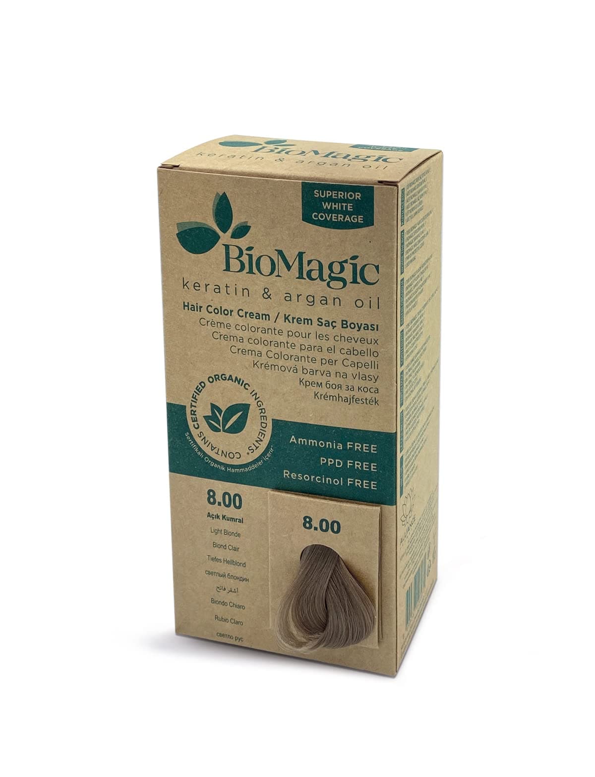 BIOMAGIC Hair Colour - 8/00 Light Blonde