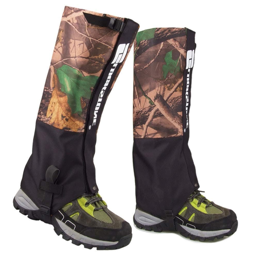 Snake Gaiters for Hiking Camping Running, Women& Men Snake Bite Protection Leg Guards Boot Cover for Outdoors Sports Snow Waterproof and Windproof Legging Leg Cover Wraps