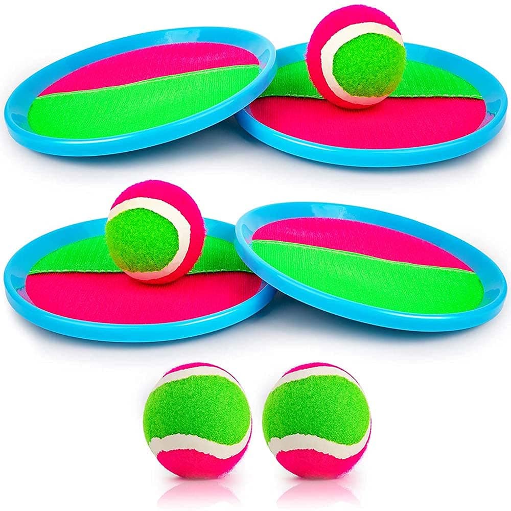 Throwing and Catching Outdoor Games for Children, Backyard Games Beach Games For Children, Outside Toys for Kids 3 4 5 6 7 8 9 10 Year Old Boys Girls (8 Pcs)
