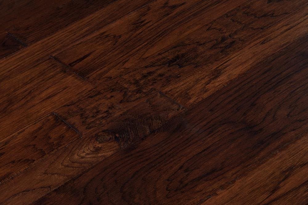 Jasper - Engineered Hardwood Harbors Hickory Multi Width Collection Santa Fe, Brown