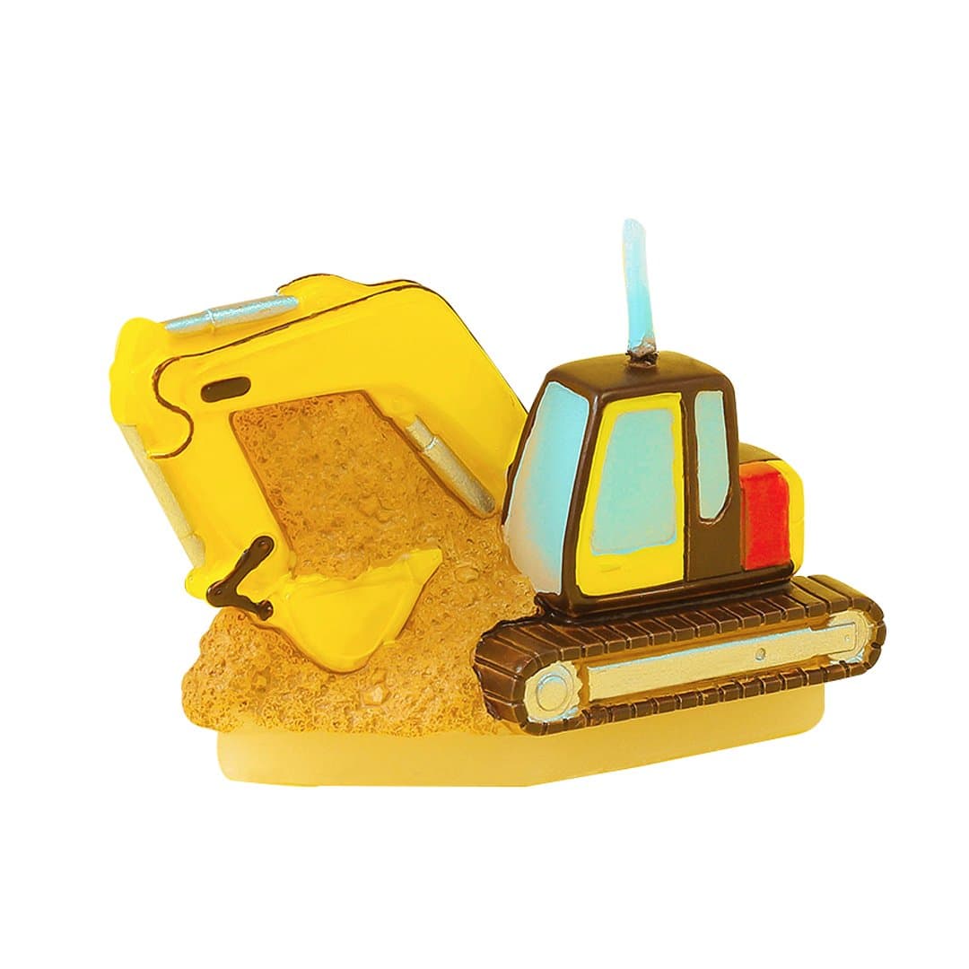 Children's party birthday gift birthday candle excavator candle for boy for cake (Digger)