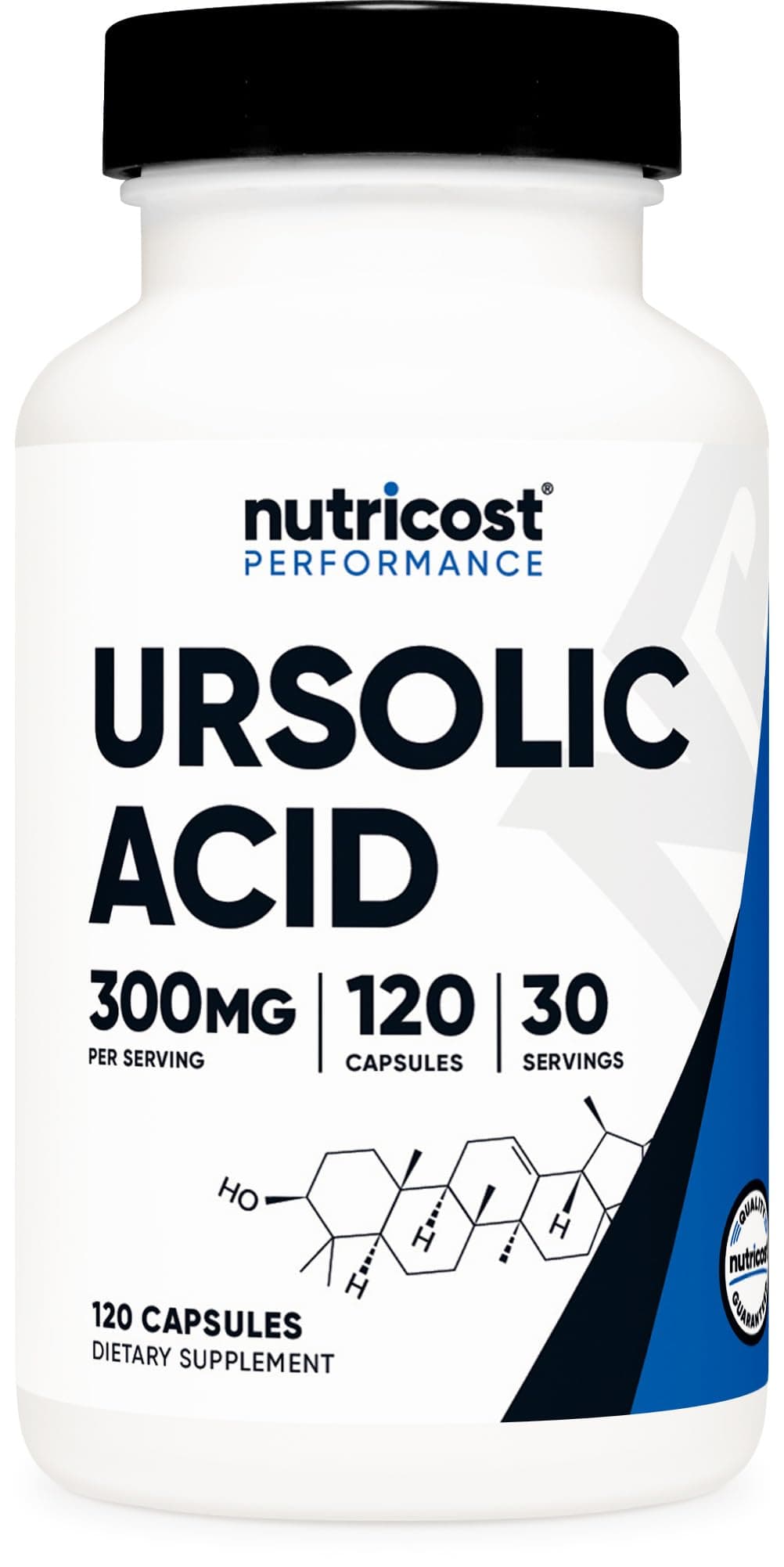 Nutricost Ursolic Acid 300mg, 120 Capsules - Vegetarian, Non GMO, Gluten Free, Soy Free