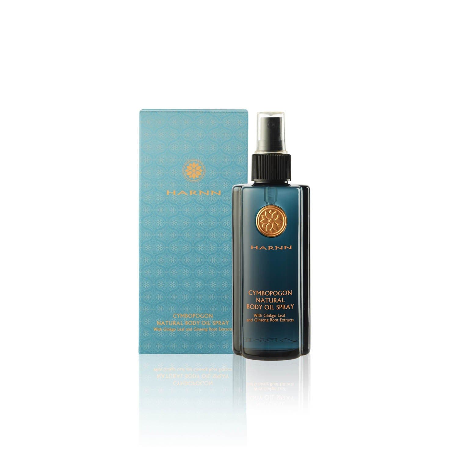 Body Oil Spray - CYMBOPOGON - with Gingko Leaves and Gingseng 220ml.