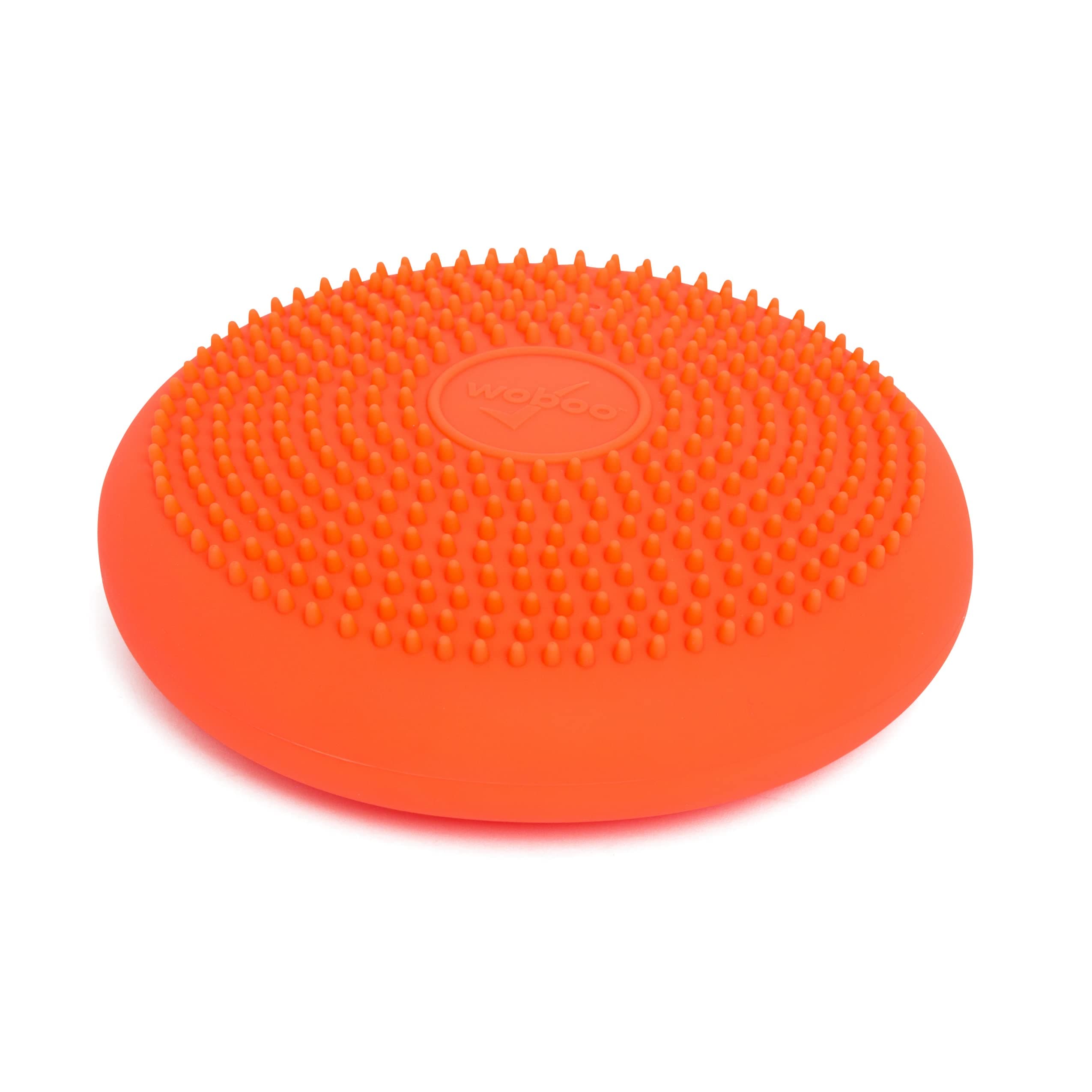 BouncyBand Wiggle Seat, Orange, 1-Pack – Small 10.75” D x 2.5” H Wobble Cushion for Kids Aged 3-7 – Sensory Tool Promotes Active Learning & Improves Productivity – Includes Pump for Easy-Inflation