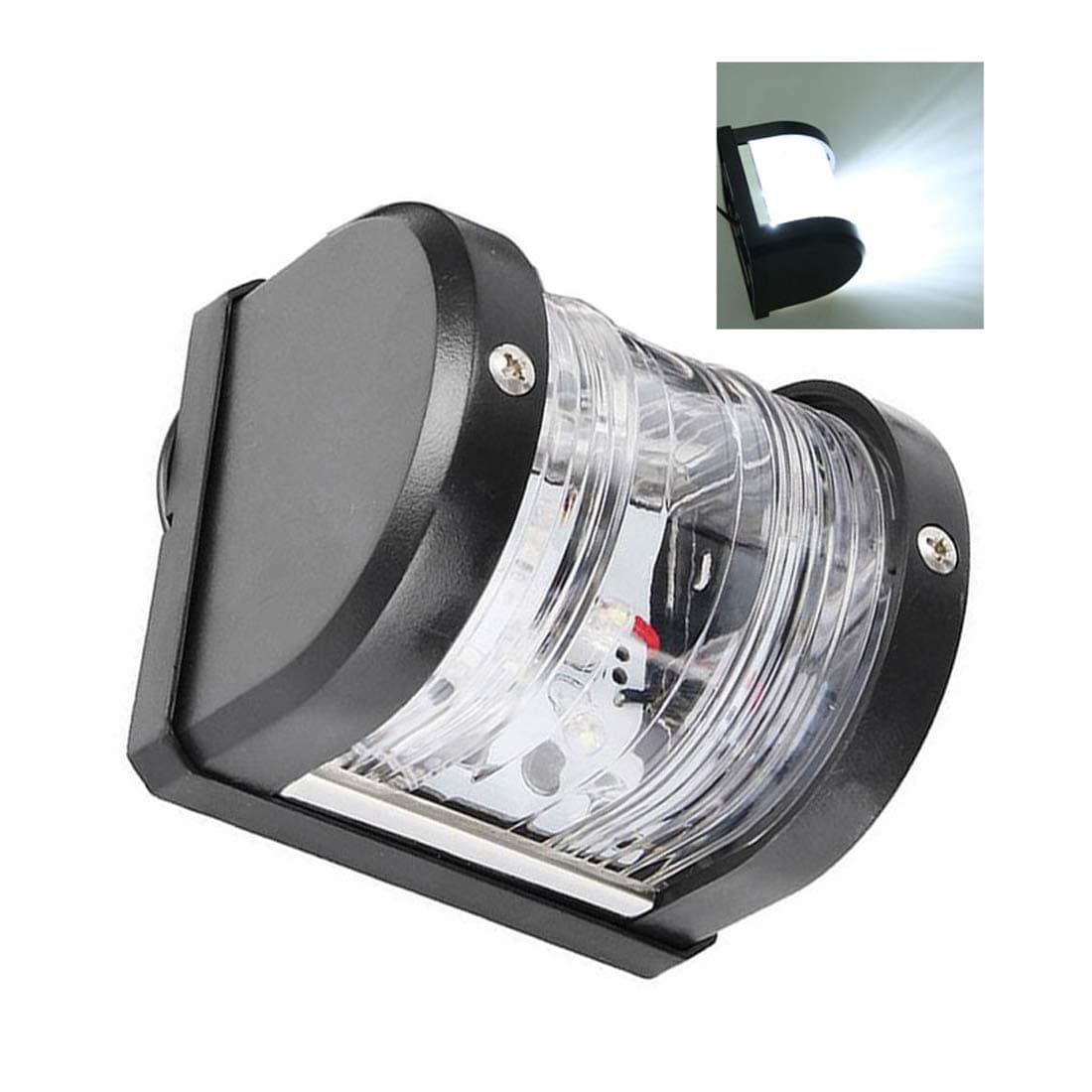 DONGMAO Boat Navigation Lights- 12V Stainless Steel Marine Yacht Lights LED Bow Side Lights Pontoons Sailing Signal Lights