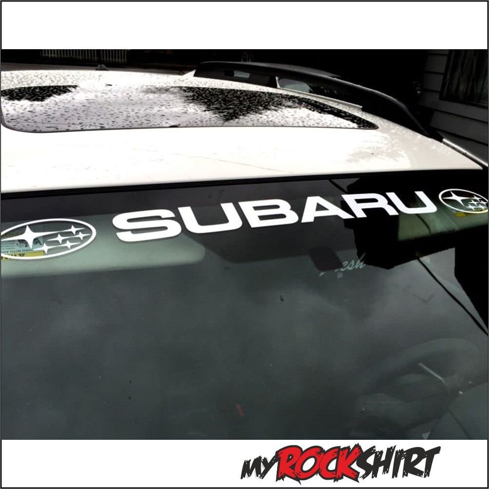 '"Subaru 90 cm, + Bonus Test Sticker" ESTREL Lina "Lucky Star 10" Myrockshirt – Insured Shipping from Germany Within 48 Hours, Printed in German) with Tracking Number in a Sturdy Cardboard Postal Boxes/Mail Bag Wash Proof Professional Quality Motorbike Decal