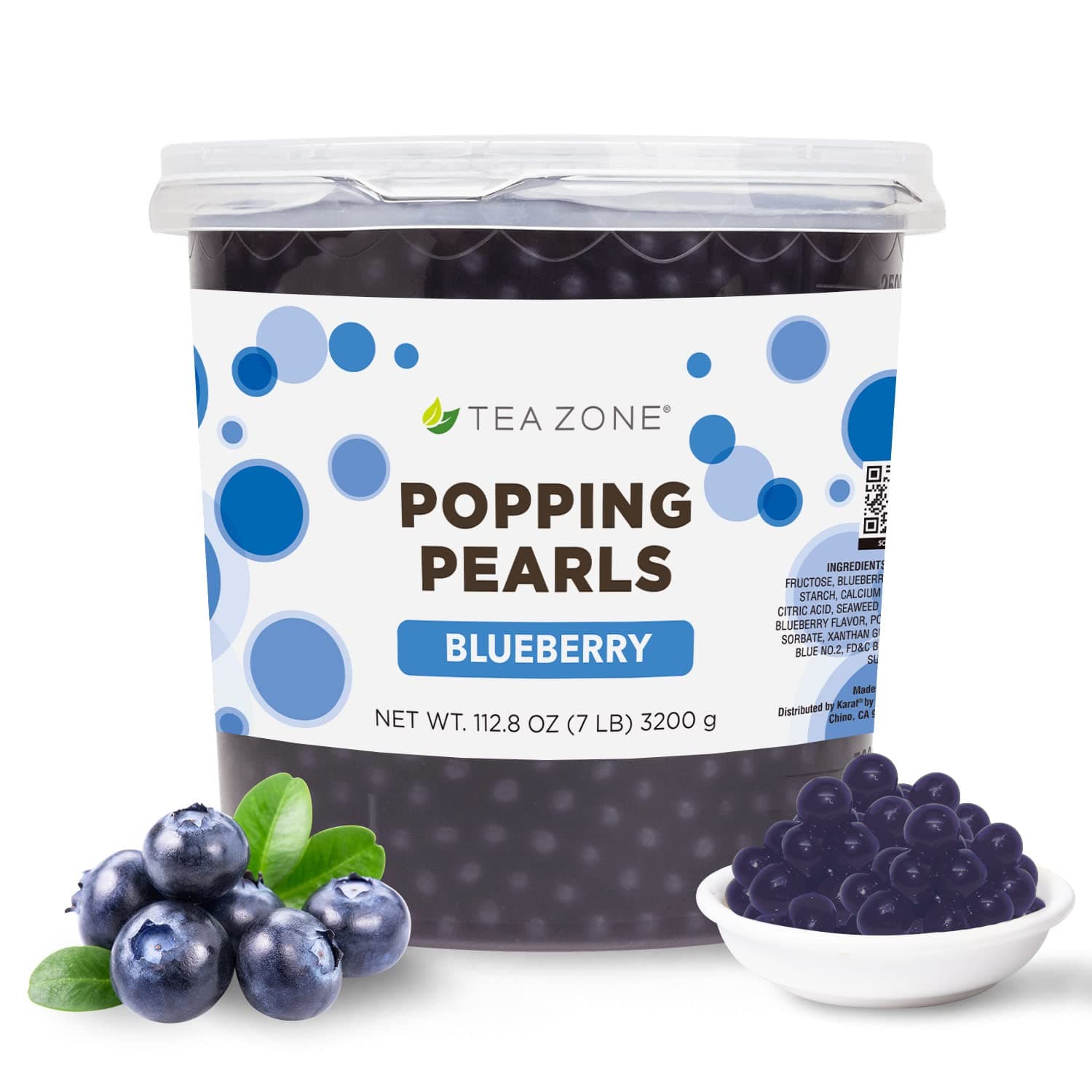 Tea Zone 7 lb Blueberry Popping Pearls