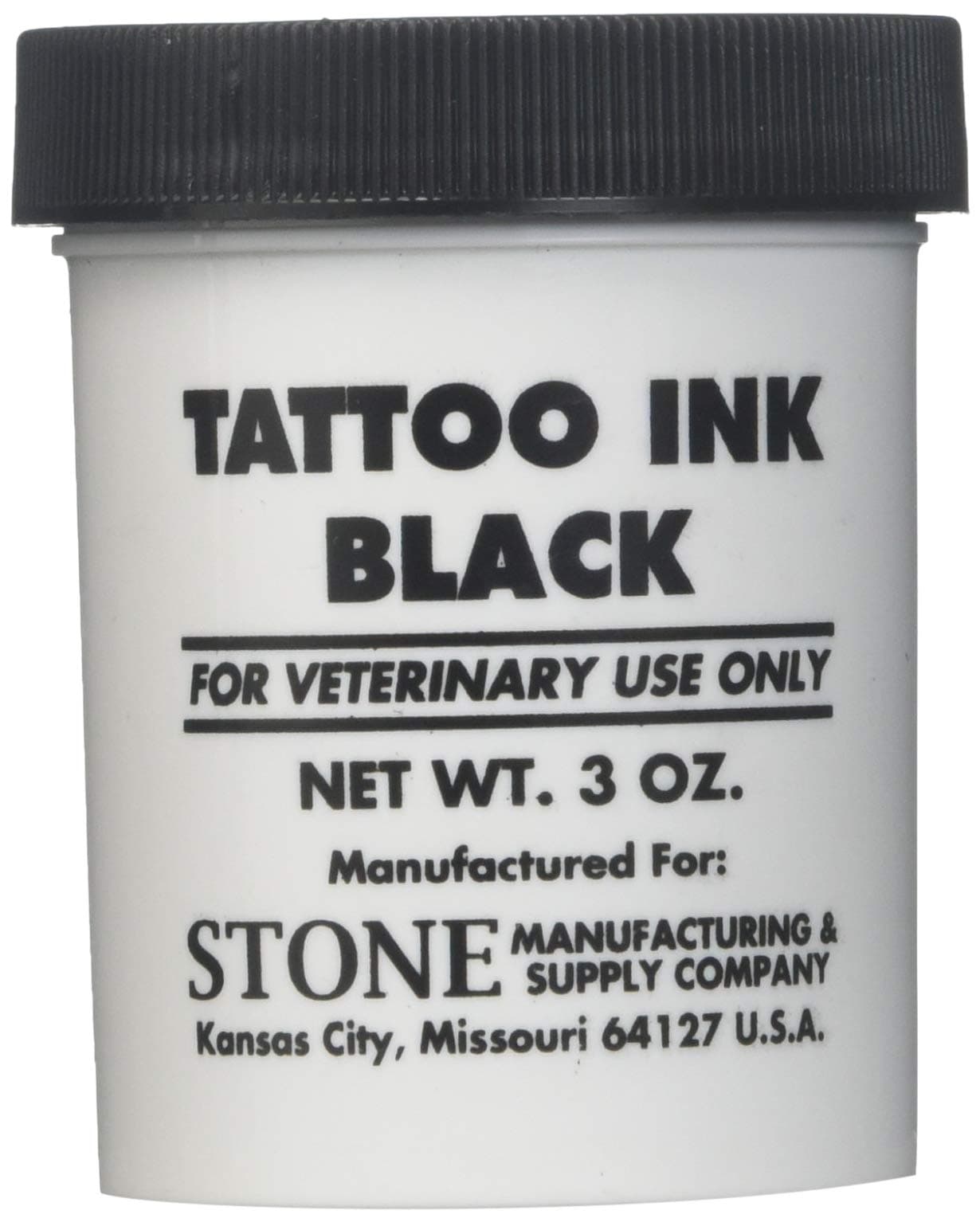 Stone Manufacturing Tattoo Ink Paste Black 3OZ
