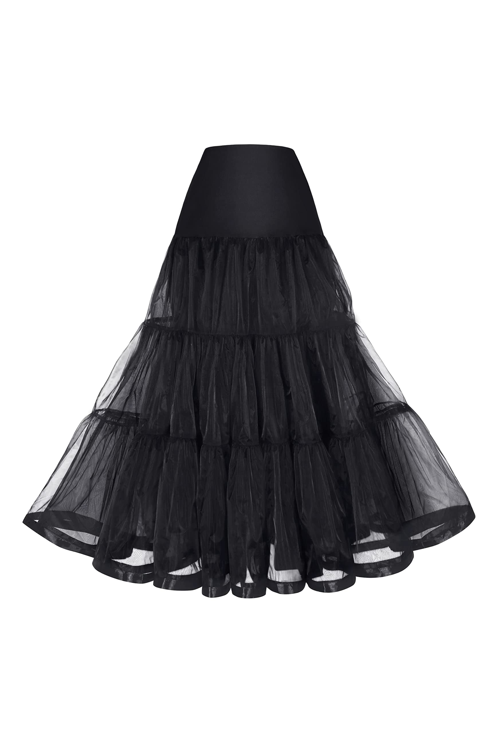 Pinup FashionWomen's Petticoats Crinoline Tutu Skirt 50s Vintage Rockabilly Puffy Underskirt