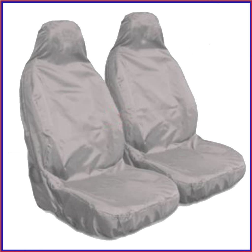 HONDA CIVIC (2000-2004) 4 DOORPair Of Waterproof Seat Covers Grey