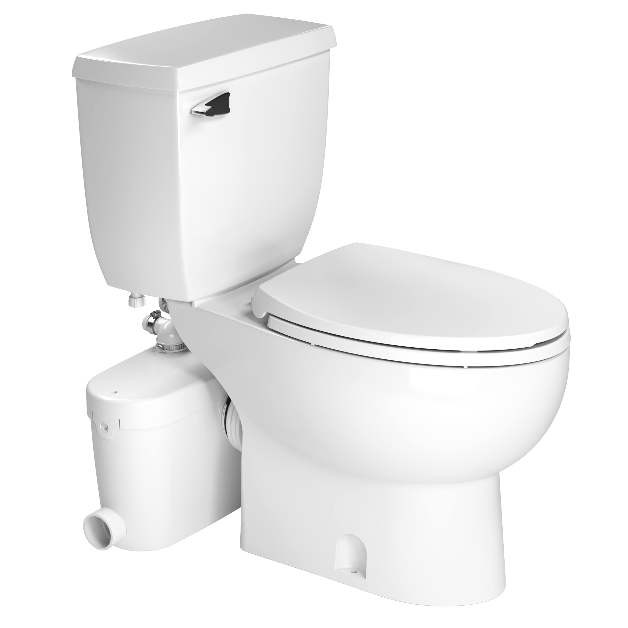 Saniaccess 3 + Toilet Bowl Elongated + Toilet Tank Bundle - Residential - White