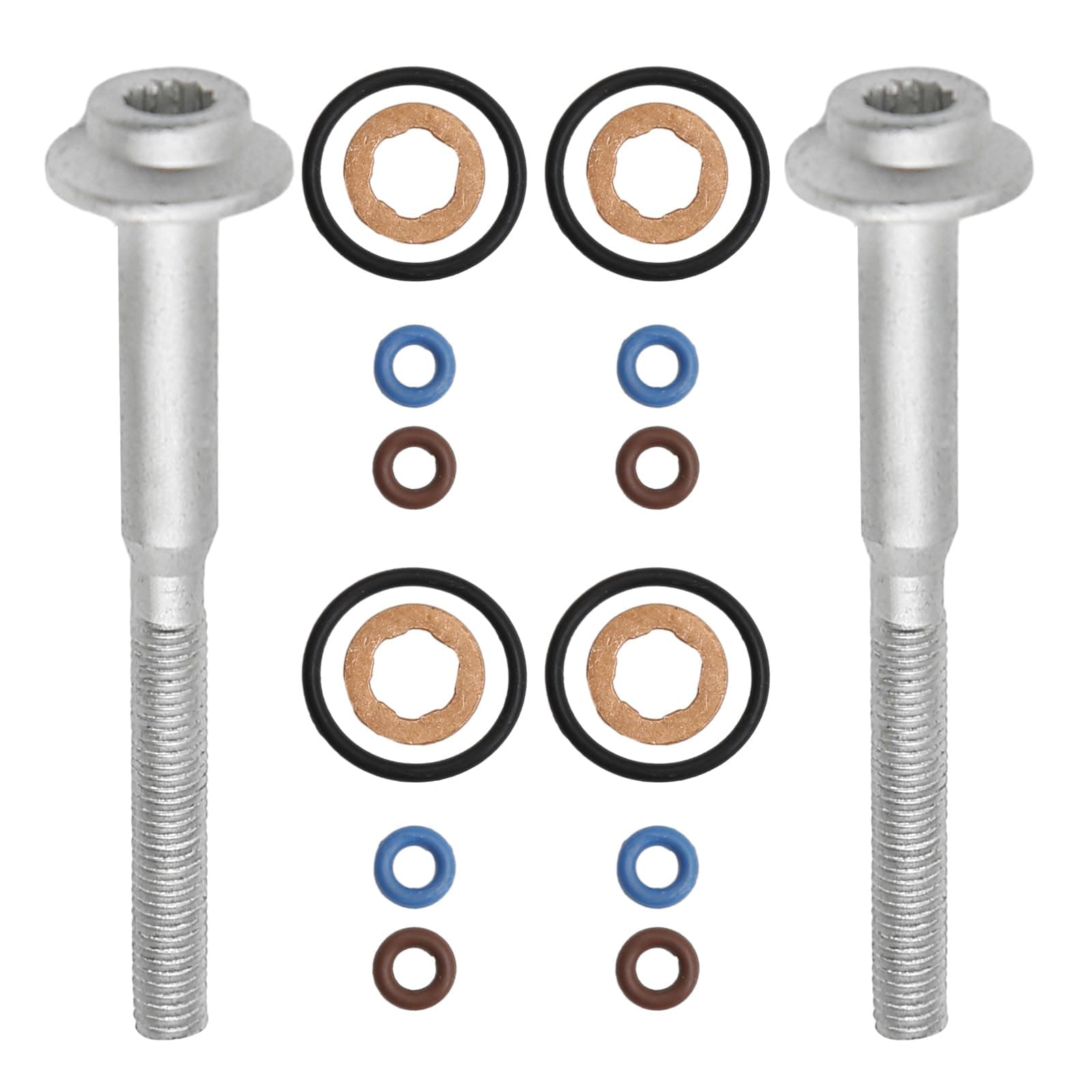 WHT000884 Injector Seal and Bolts Repair Seal Kit Replaces 03L130277B A2C59513554 A2C9626040080 883.670 883670