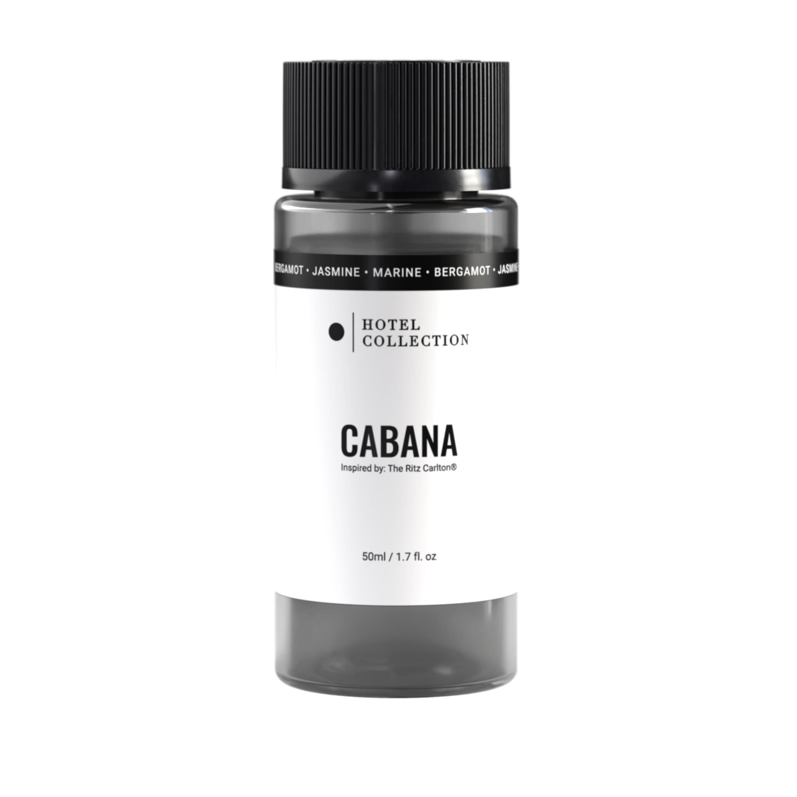 Hotel Collection Diffuser Oil - Cabana - Aromatherapy Essential Fragrance Oil - Botanical Jasmine, Bergamot & Fresh Marine - 50ML 1.7 Fl oz