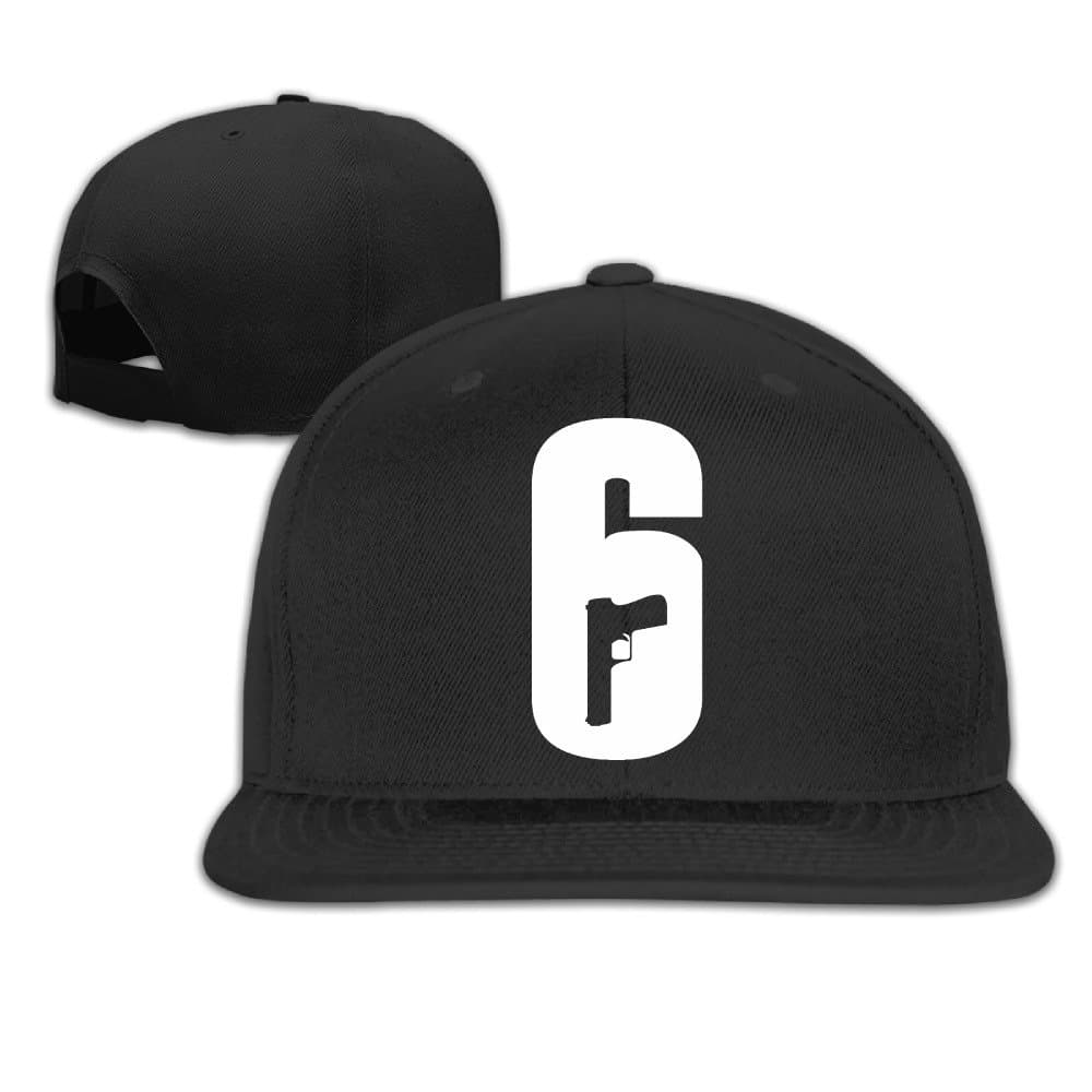 Rainbow Six Siege Embroidery Racing Cap Unisex Black Apparel