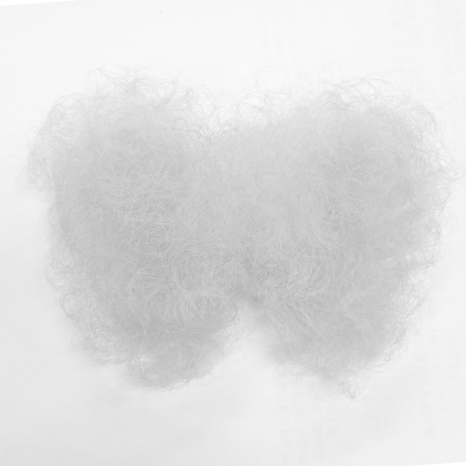 Fake Private Hair Invisible Realistic Bikini Body Hairs Fake Chest Hair Mustache Fake armpit hair 100% Handmade(White)