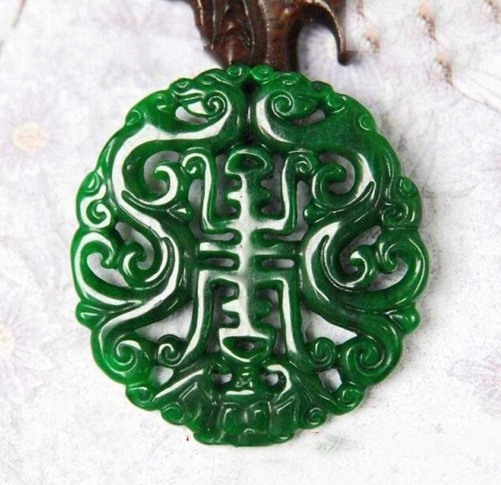 Mayanyan Natural Jade Green Dragon Birthday Jade pendant Jade Pendants jade pendant men and women gifts