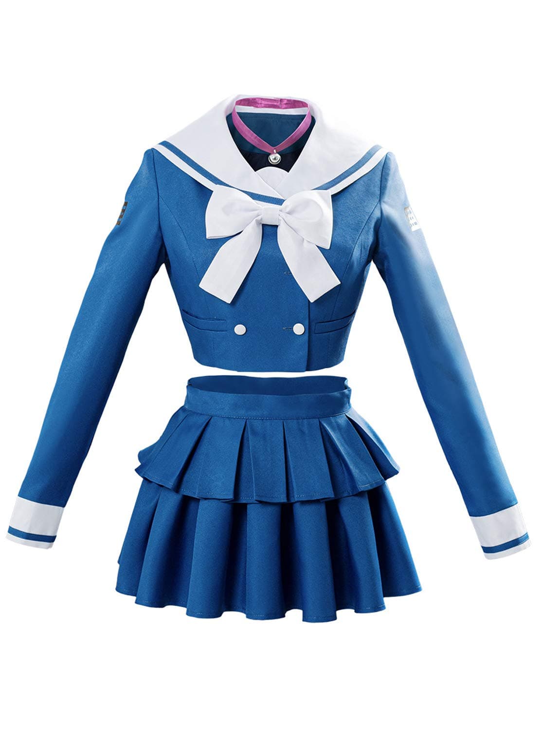Womens Girls Killing Harmony Harukawa Maki Cosplay Costume School Sailor Dress Uniform Suit
