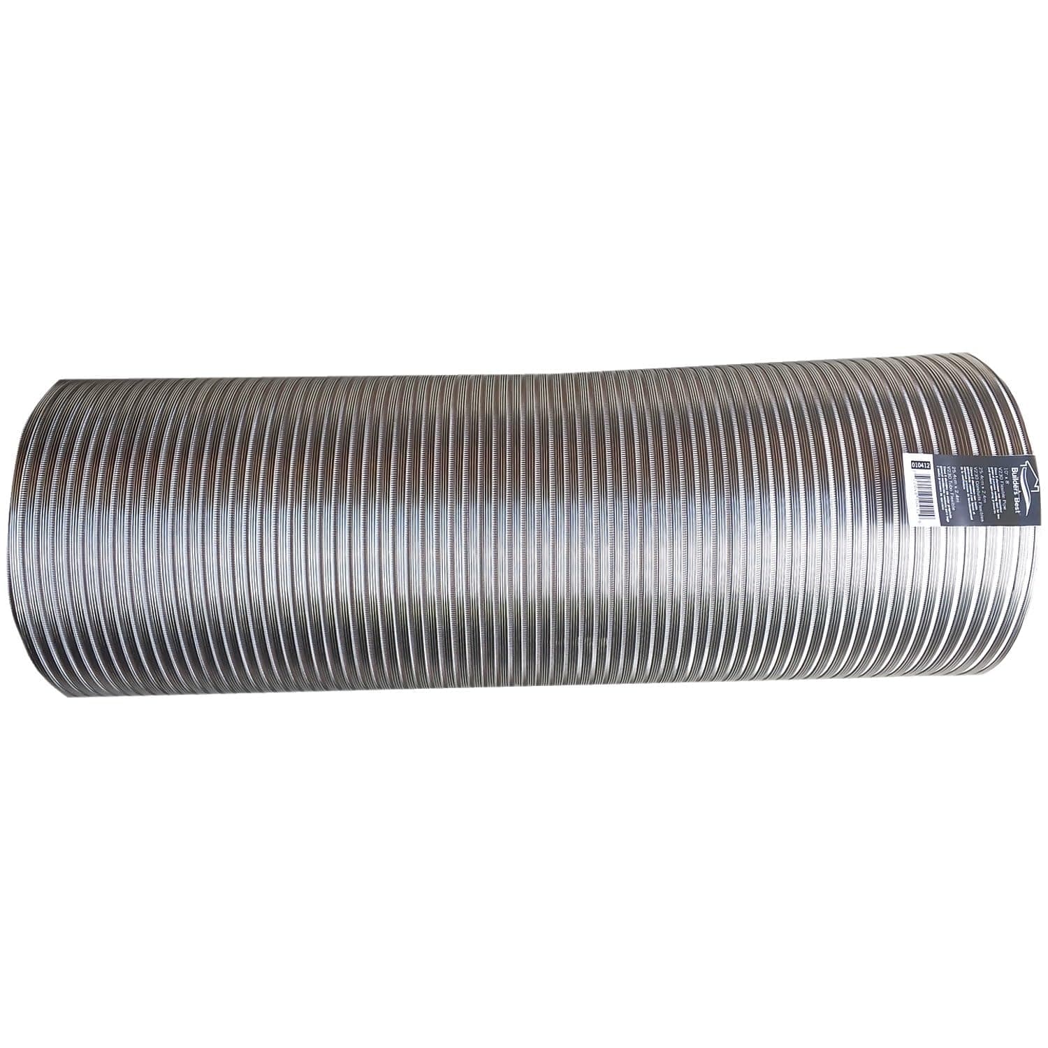 Builder's Best 110412 Semi-Rigid Aluminum Duct with 10" Dia, 8'