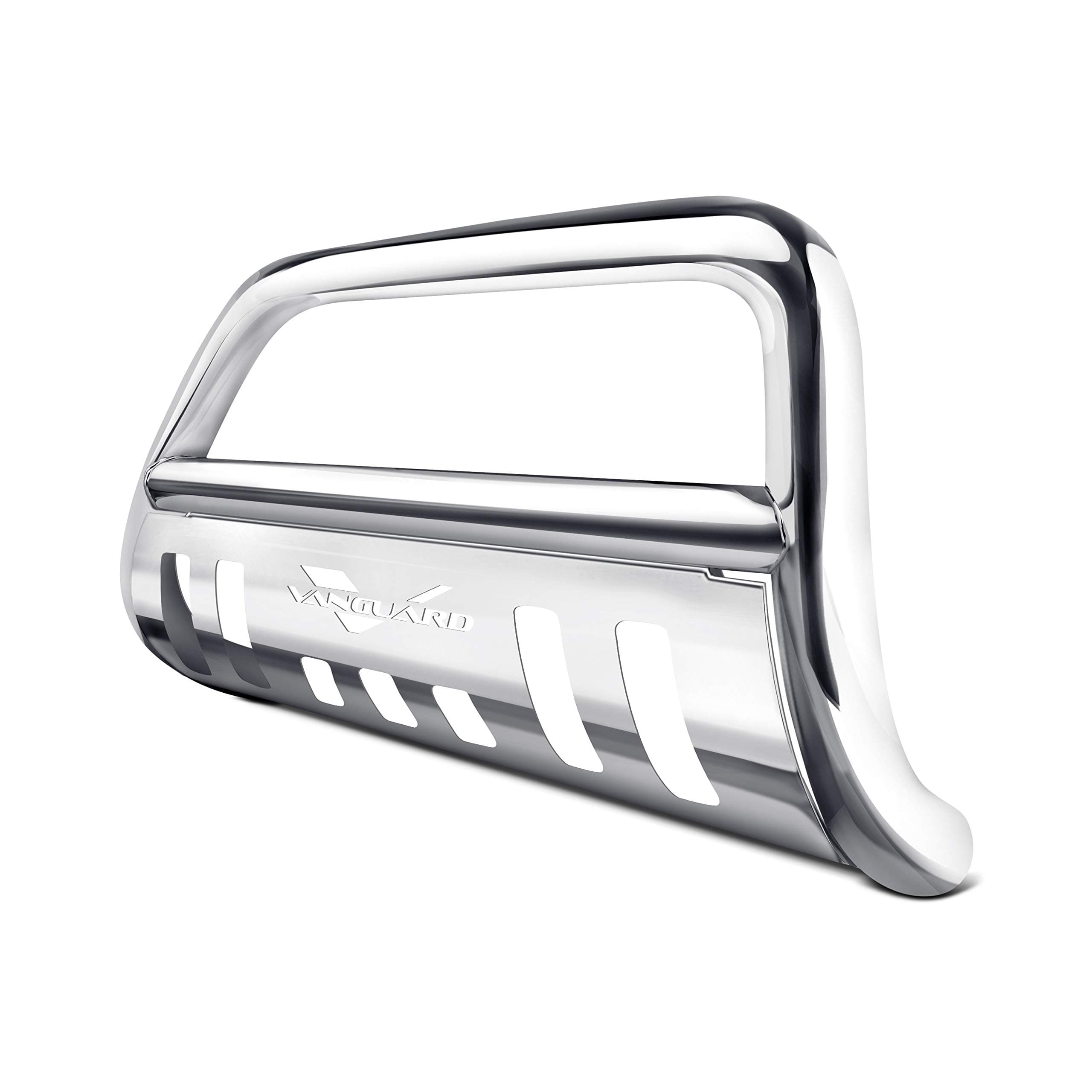 VANGUARD VGUBG-0987-1229SS Stainless Steel Classic Bull Bar | Compatible with 01-07 Toyota Highlander