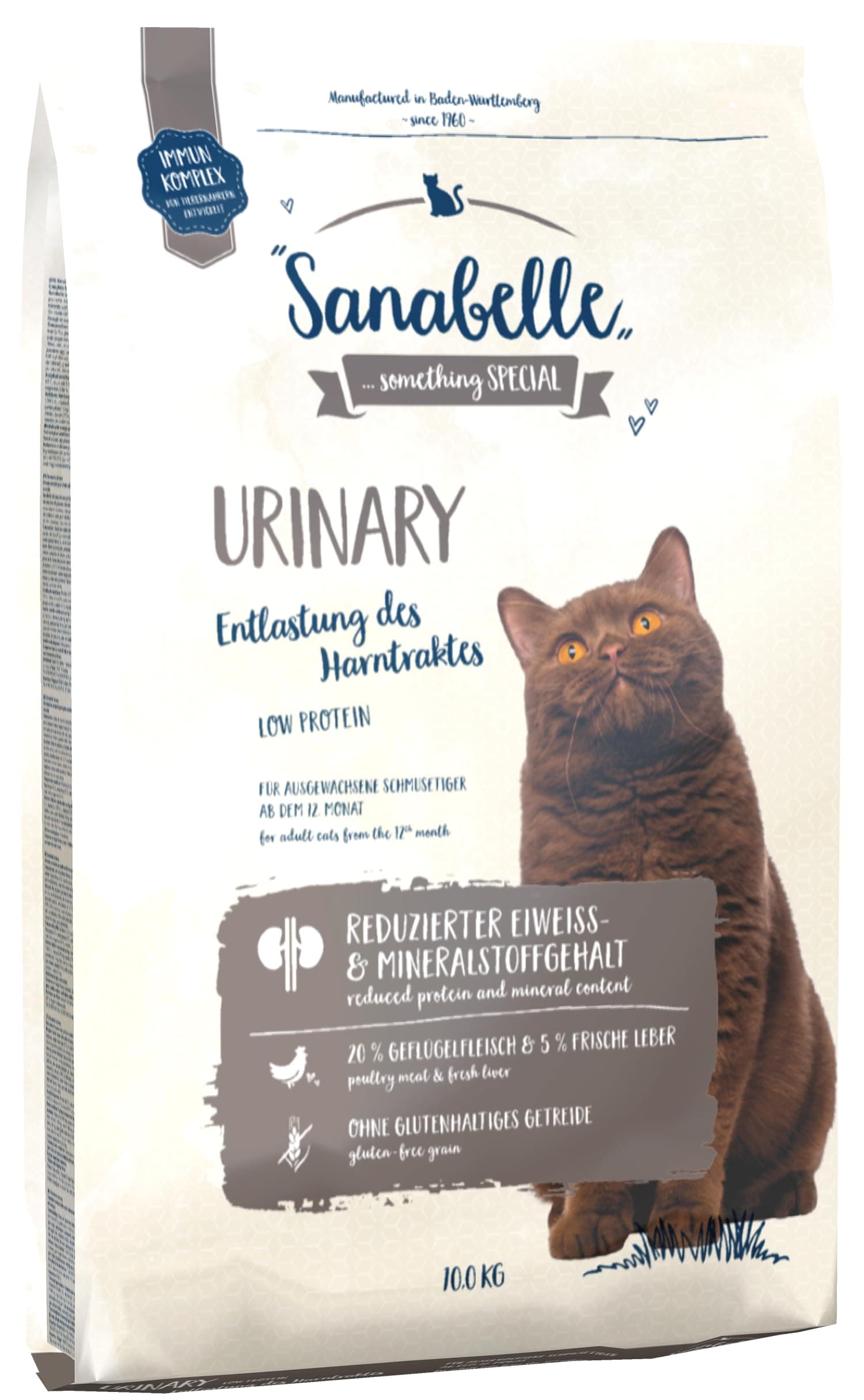 Sanabelle Urinary Dry cat food for adult cats of all breeds to relieve the urinary tract, 10.50 kg
