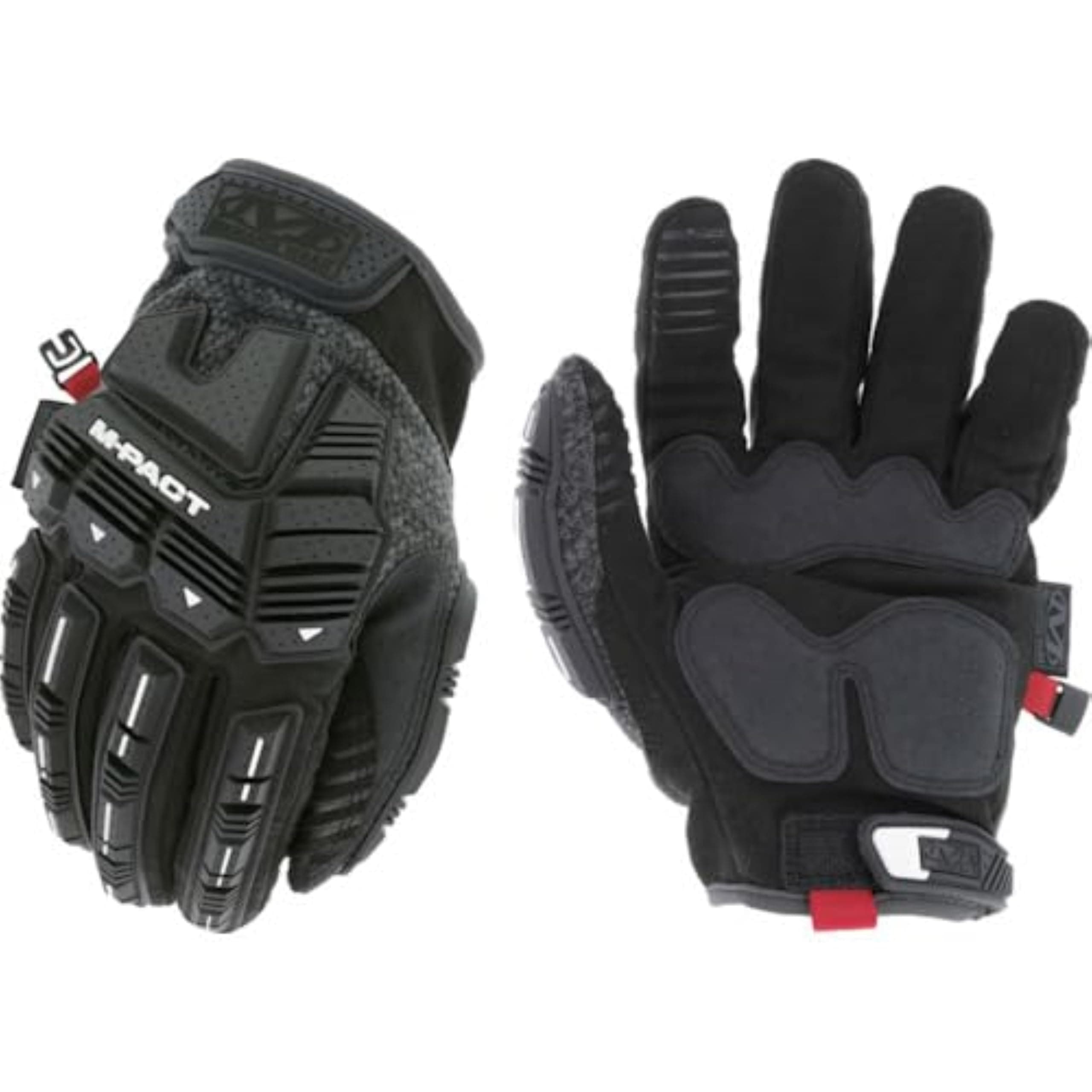 ColdWork M-Pact Impact Resistant Safety Winter Work Gloves (Large, Black/Grey)